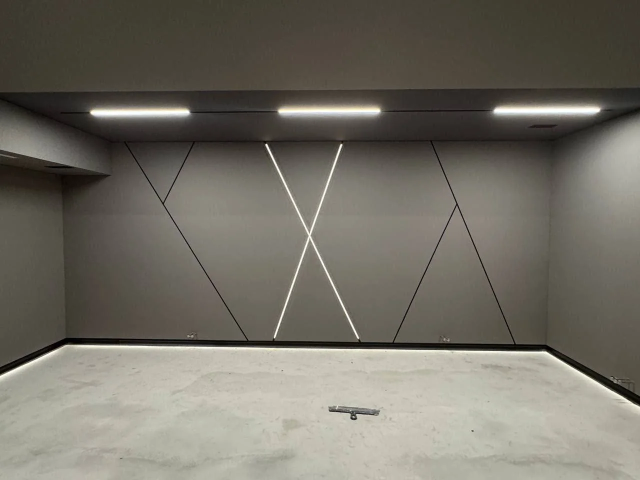 Stretch Fabric Wall Track System Frame Aluminium Profile - 43mm