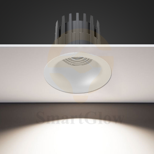 【SG868】7W Anti Glare LED Cob Recessed lighting 3" Dimmable Downlight 3000K