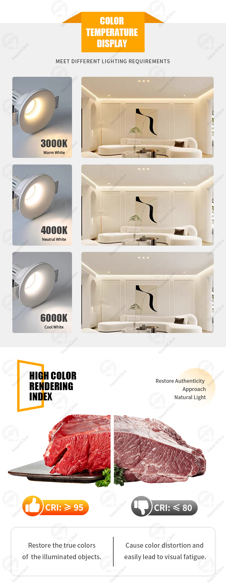 smart led downlights