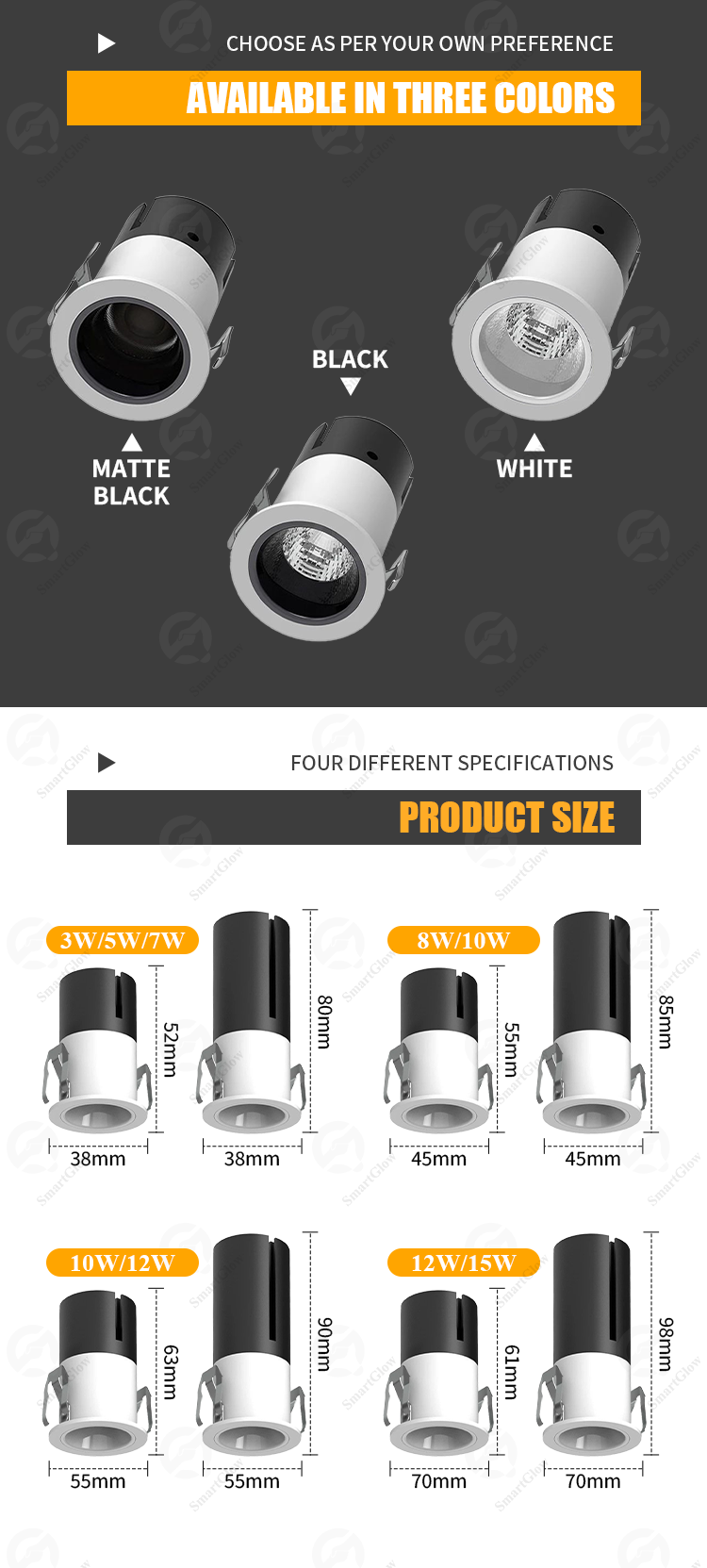recessed spot light