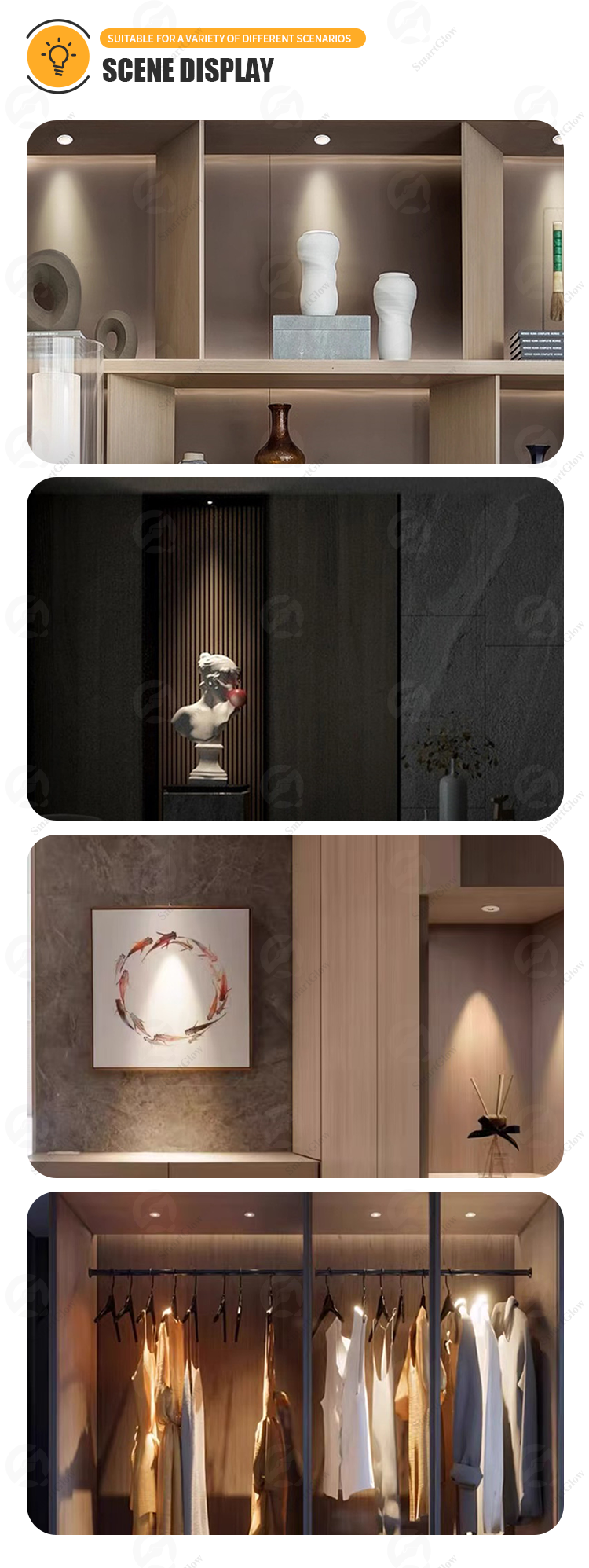 small recessed spotlights