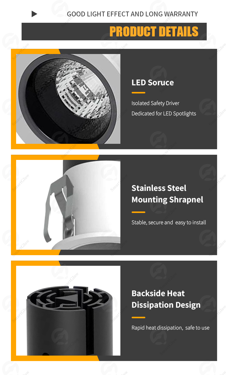 recessed spot light