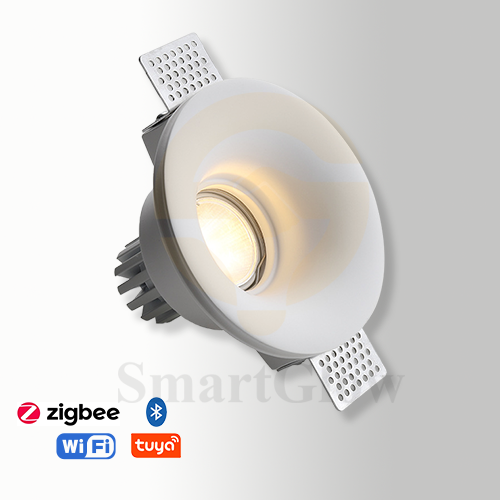 【SG874】7W Led Square Integral Recessed Shower Light Round Smart Shallow White Led Spotlights