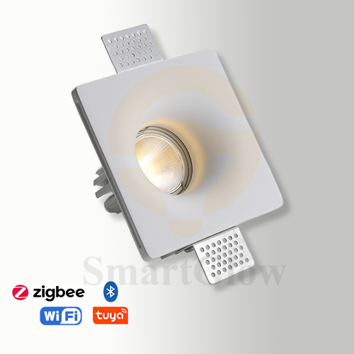 【SG874】7W Led Square Integral Recessed Shower Light Round Smart Shallow White Led Spotlights