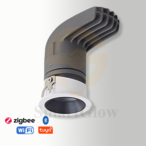 【SG875】2 Inch Adjustable Recessed DownLight White 10W trimless Integrated LED spotlights