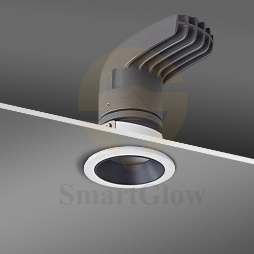 【SG875】2 Inch Adjustable Recessed DownLight White 10W trimless Integrated LED spotlights