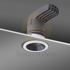 【SG875】2 Inch Adjustable Recessed DownLight White 10W trimless Integrated LED spotlights