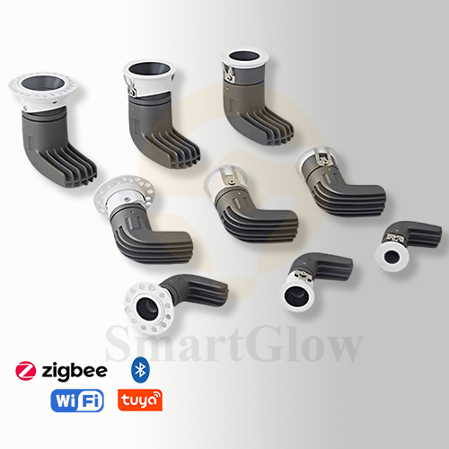 【SG875】2 Inch Adjustable Recessed DownLight White 10W trimless Integrated LED spotlights
