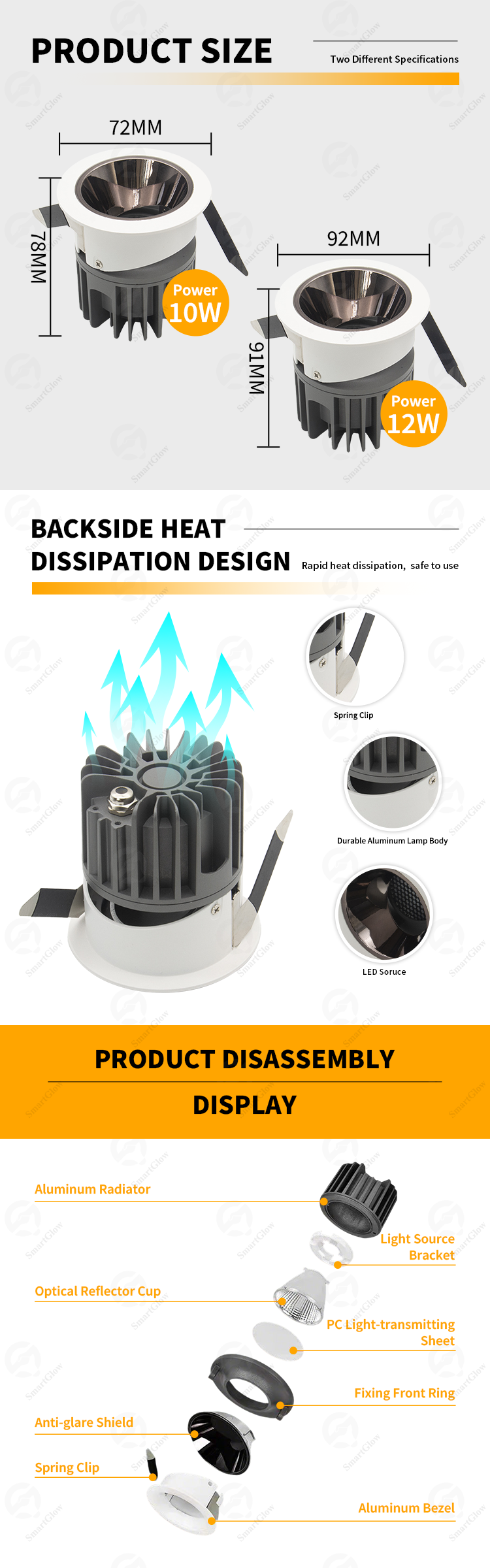recessed spot lights