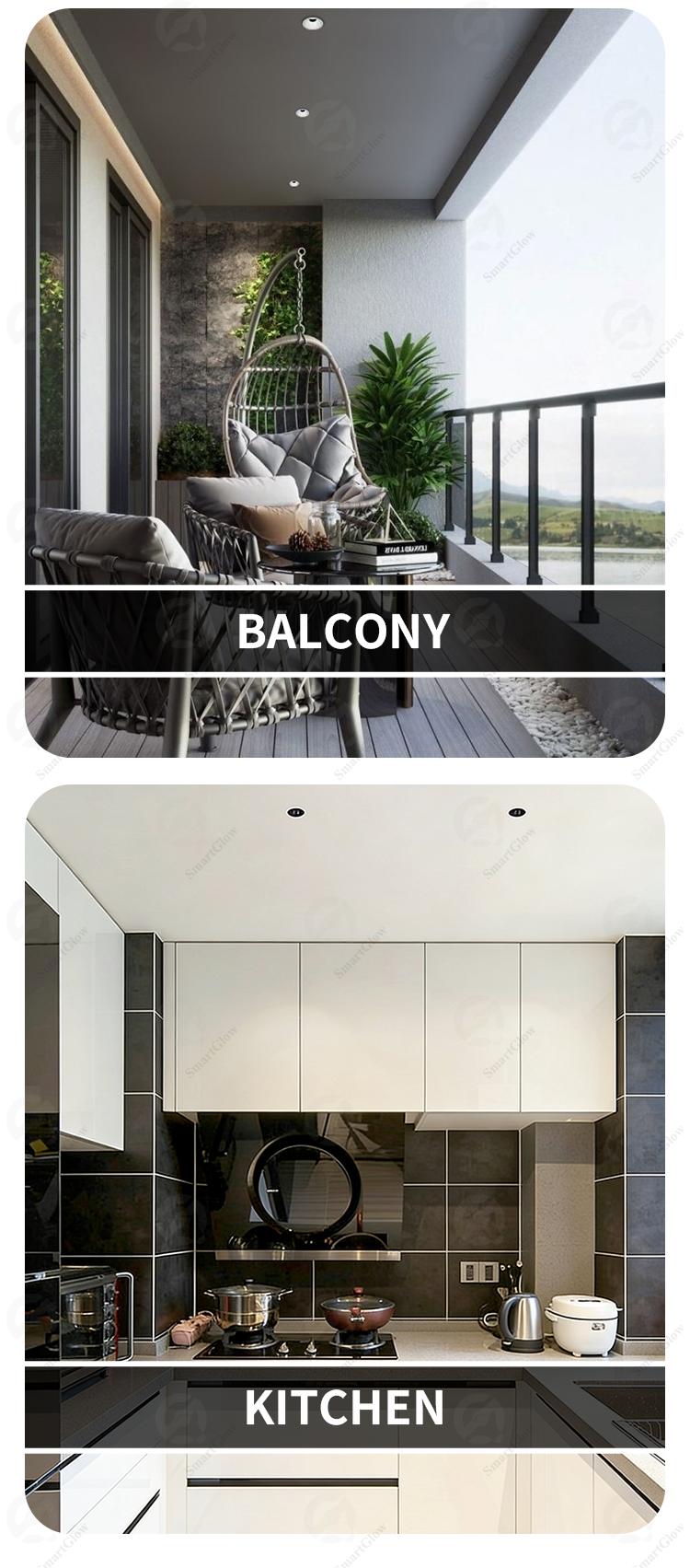 black recessed spotlights
