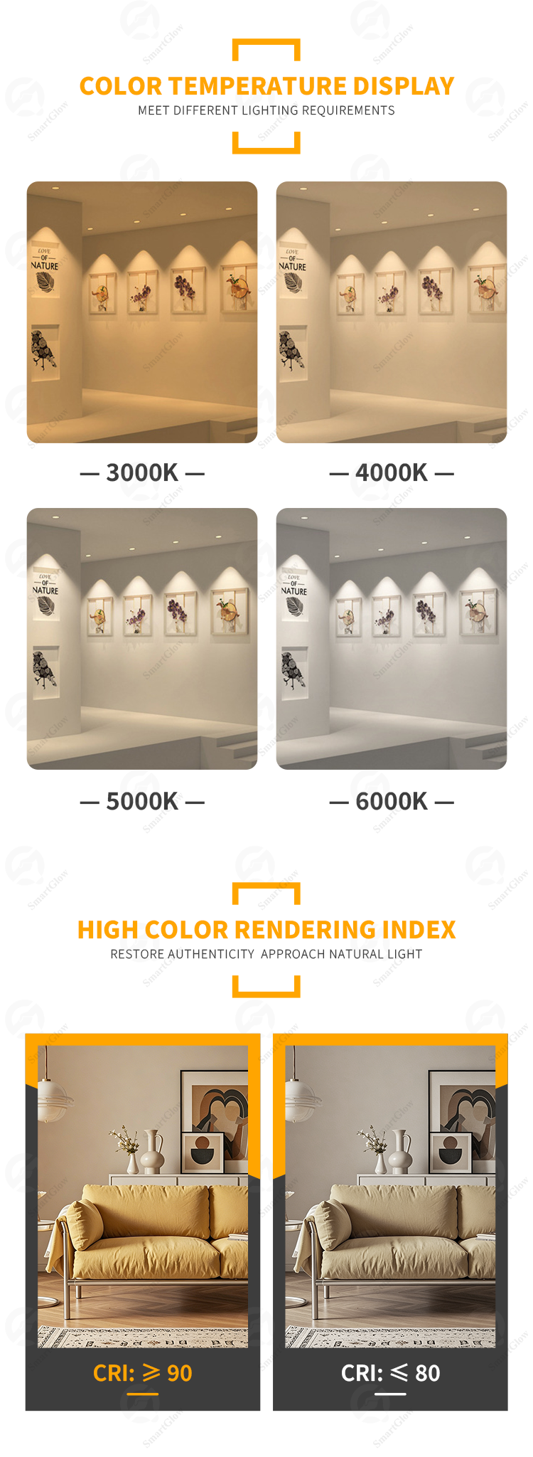 anti glare downlights