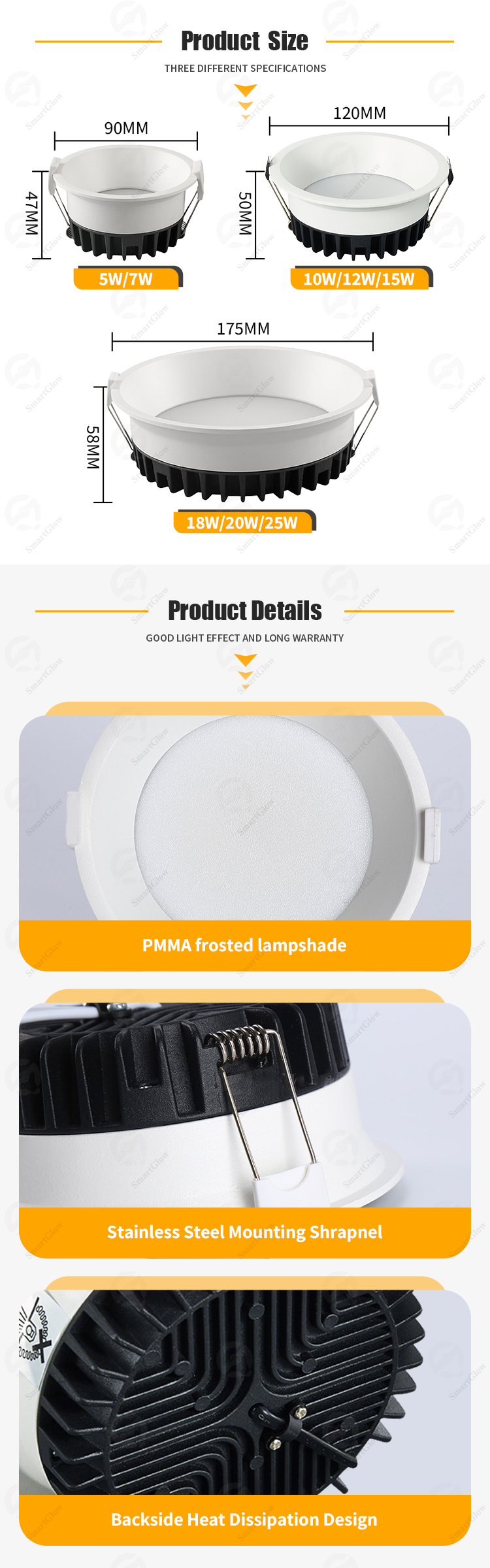shallow downlights