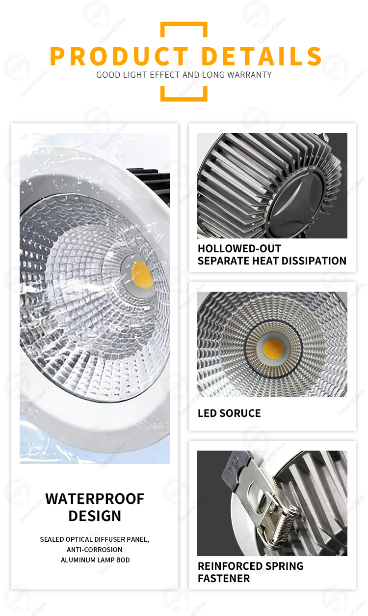 anti glare downlights