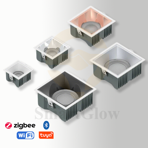 【SG885】4 Inch Square Recessed Led ip65 Downlighting for Kitchen Smart Led Can Lights