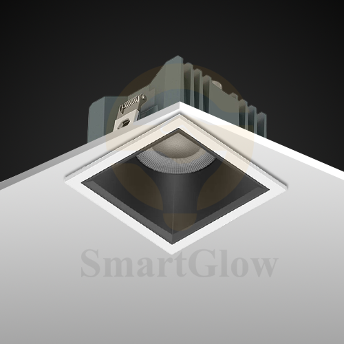 【SG885】4 Inch Square Recessed Led ip65 Downlighting for Kitchen Smart Led Can Lights