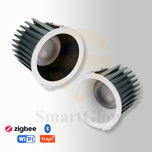 【SG886】4-6 Inch round recessed downlight Smart Commercial Osram LED ip65 Rated Downlights