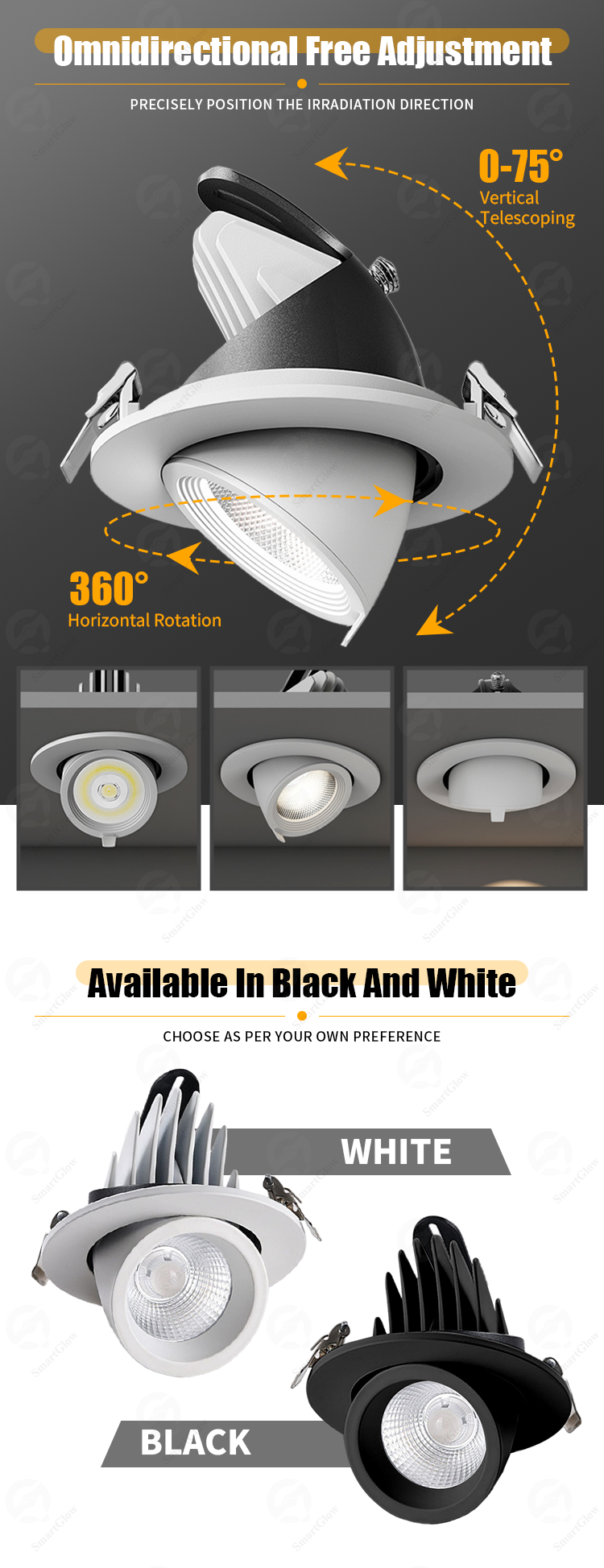 led recessed spotlights