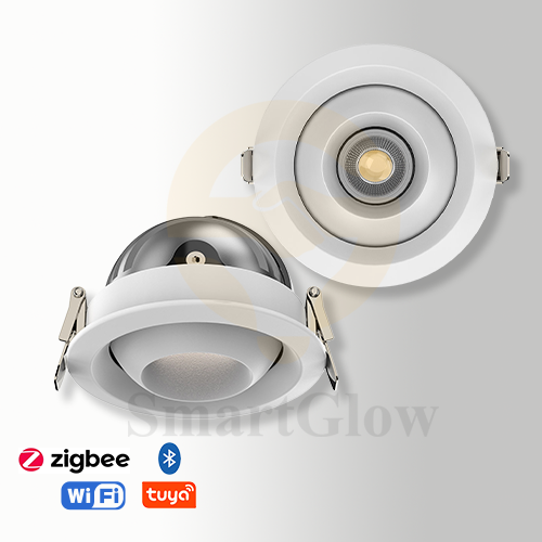 【SG893】7W/10W Smart Dimmable Gimbal Led Recessed Lighting 4 Inch Adjustable Led Spotlight