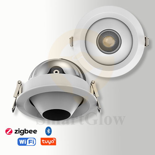 【SG893】7W/10W Smart Dimmable Gimbal Led Recessed Lighting 4 Inch Adjustable Led Spotlight