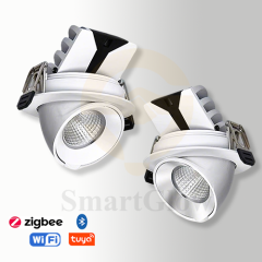 【SG896】12W Gimbal Led Recessed Lighting Smart Dimmable Trimless Adjustable Led Spotlight
