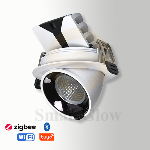 【SG896】12W Gimbal Led Recessed Lighting Smart Dimmable Trimless Adjustable Led Spotlight