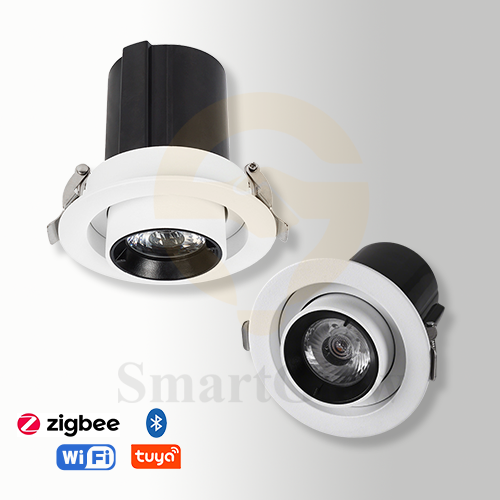 【SG897】5W-30W 4 Inch Gimbal Led Recessed Can Lighting Smart Trimless Adjustable Led Spotlight