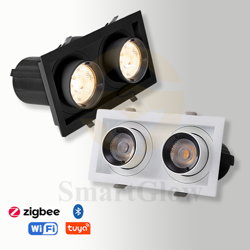【SG899】12W-35W Adjustable Gimbal Double Recessed Spotlight Recessed Ceiling Led Spot Lights