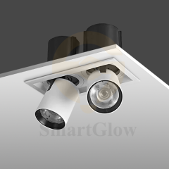 【SG899】12W-35W Adjustable Gimbal Double Recessed Spotlight Recessed Ceiling Led Spot Lights
