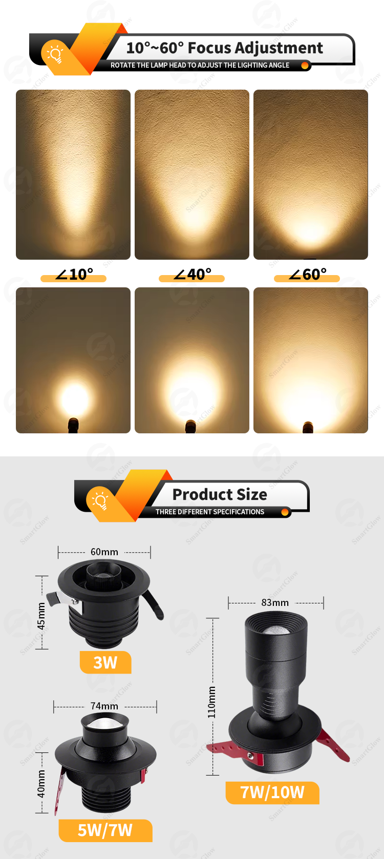 black recessed spotlights