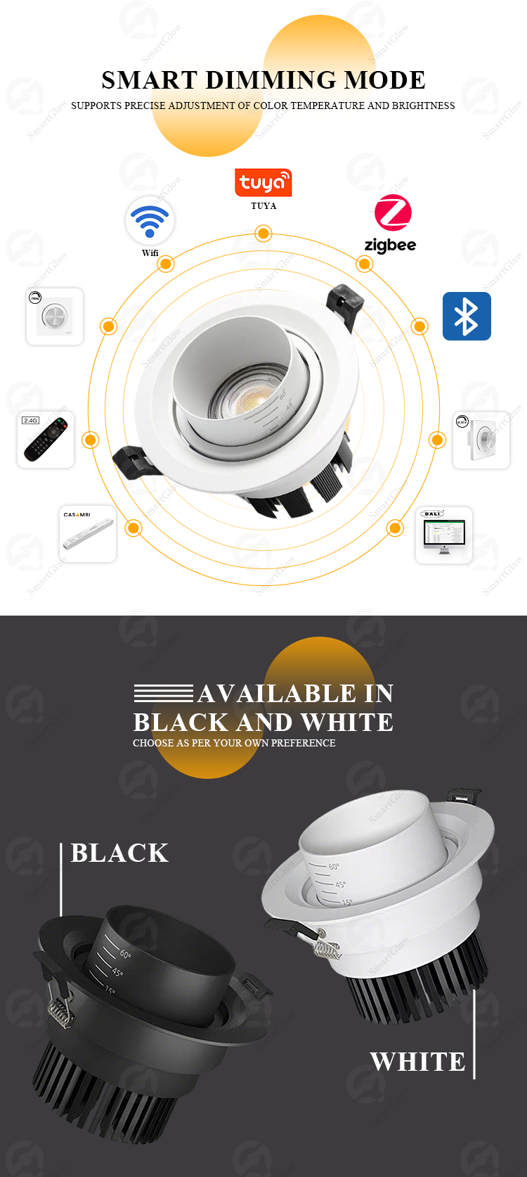recessed spotlights