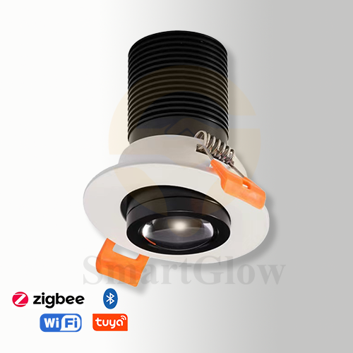 【SG901】3W-12W 4 Inch Round Recessed Adjustable Smart Led Spotlight for Kitchen Bathroom