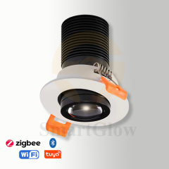 【SG901】3W-12W 4 Inch Round Recessed Adjustable Smart Led Spotlight for Kitchen Bathroom
