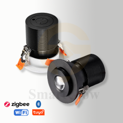 【SG901】3W-12W 4 Inch Round Recessed Adjustable Smart Led Spotlight for Kitchen Bathroom