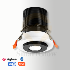【SG901】3W-12W 4 Inch Round Recessed Adjustable Smart Led Spotlight for Kitchen Bathroom