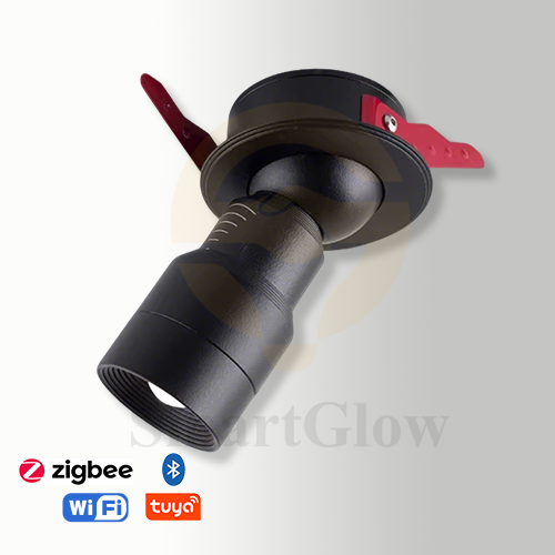 【SG902】3W-10W 3 Inch Modern Zoomable Recessed Adjustable Black Led Spotlights