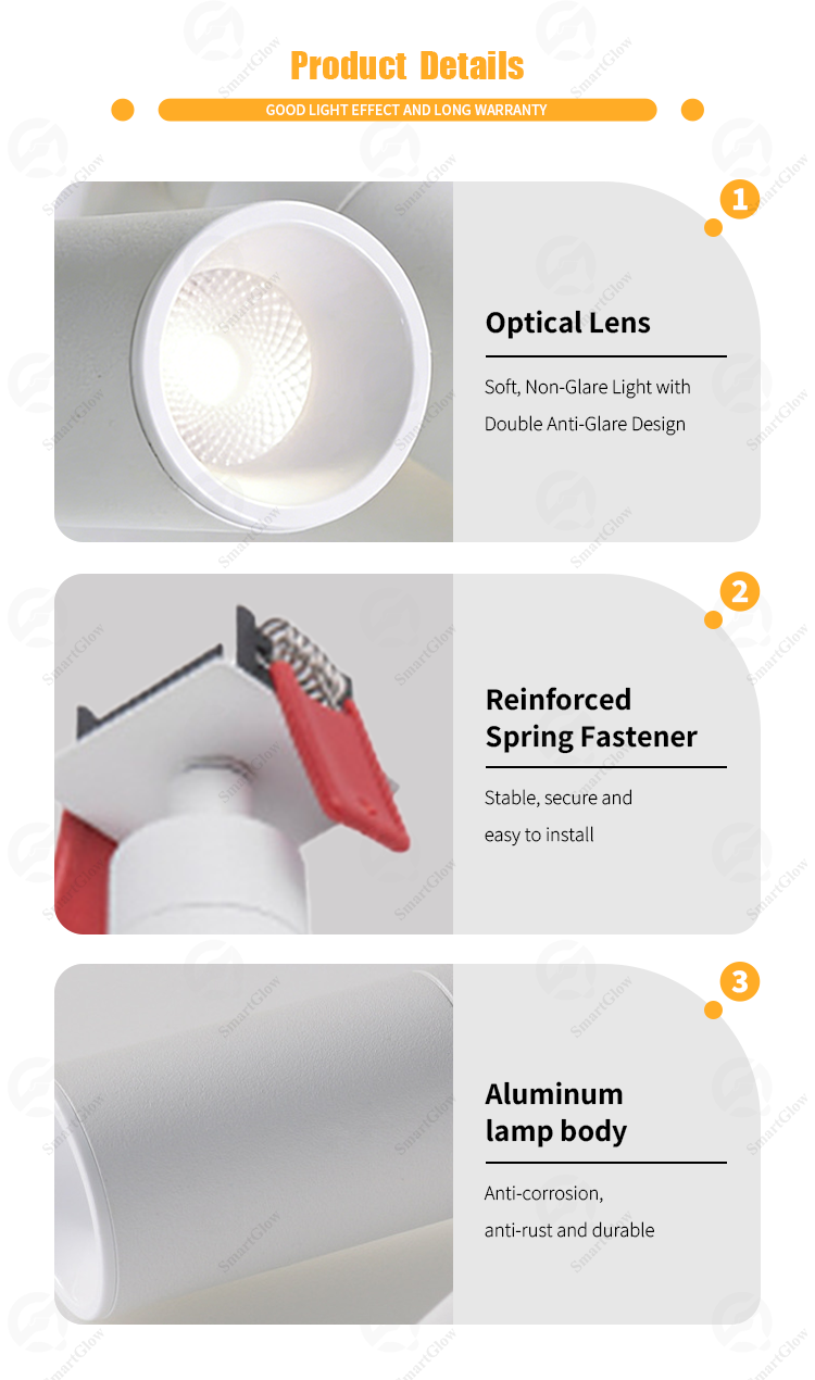black recessed spotlights