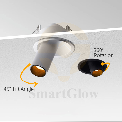 【SG903】7/10/12W Adjustable Recessed Led Downlight Smart Gimbal Recessed Lighting