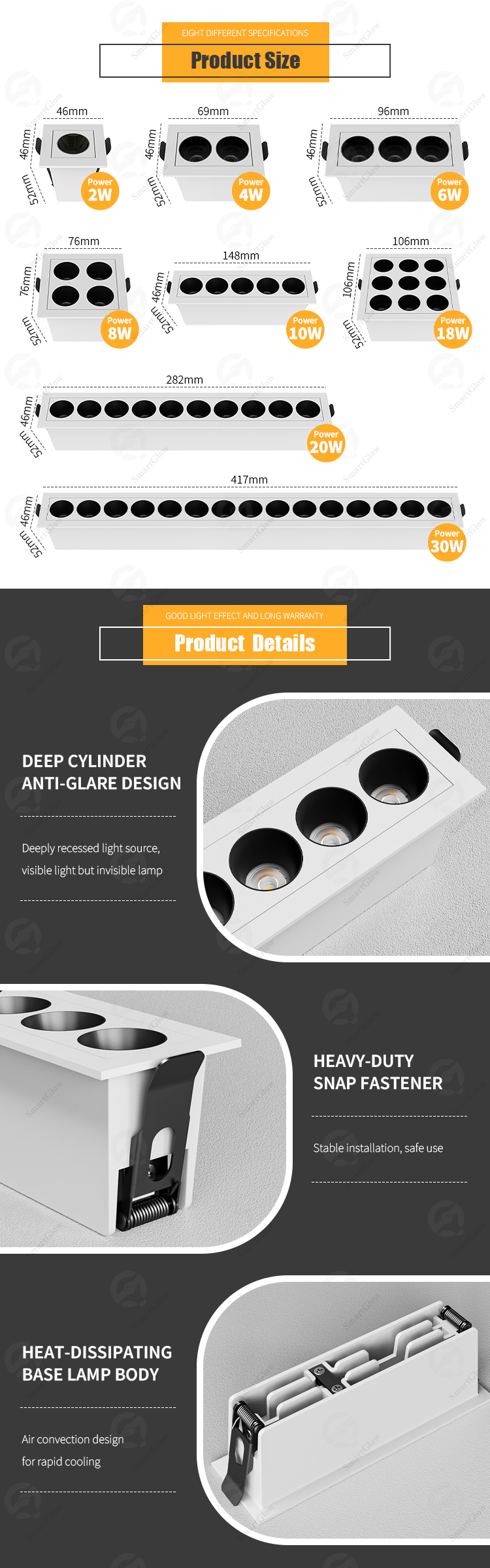 recessed linear led lighting