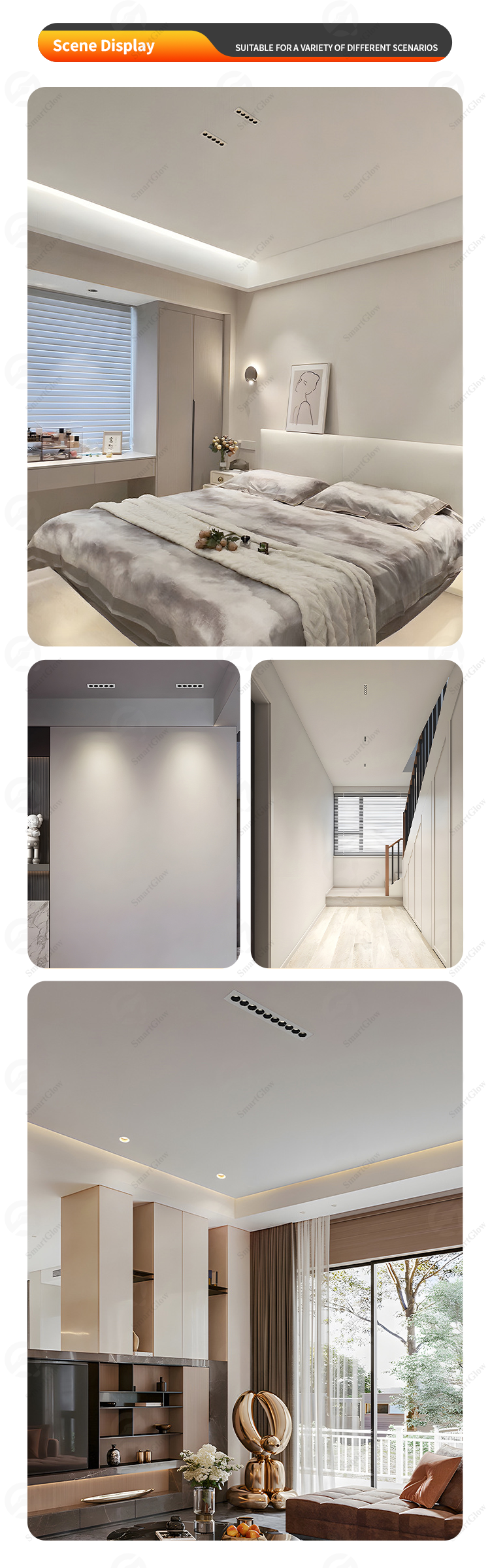 recessed linear led lighting
