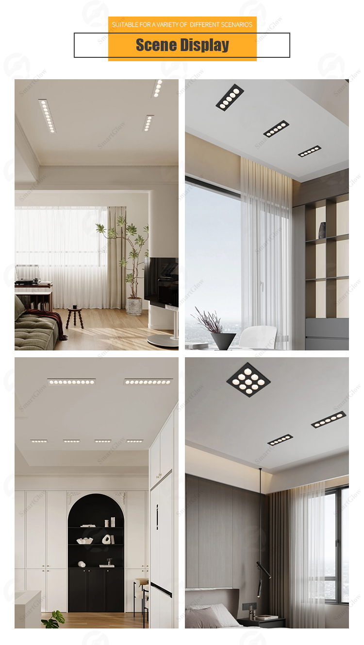 recessed linear led lighting
