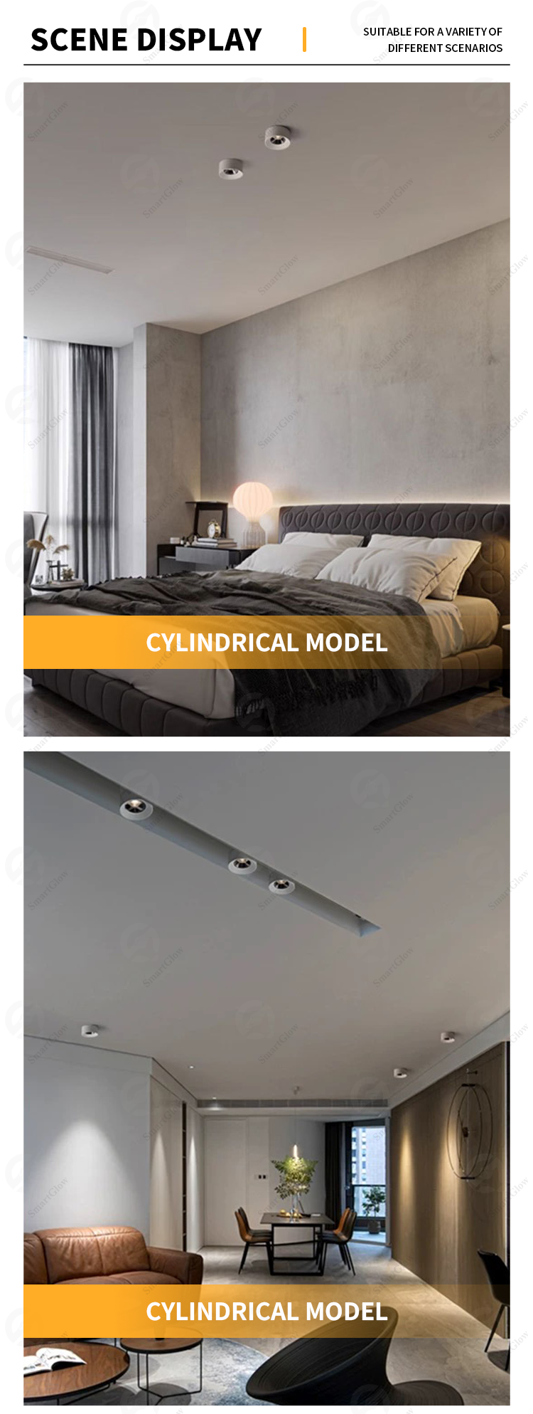led light surface mount