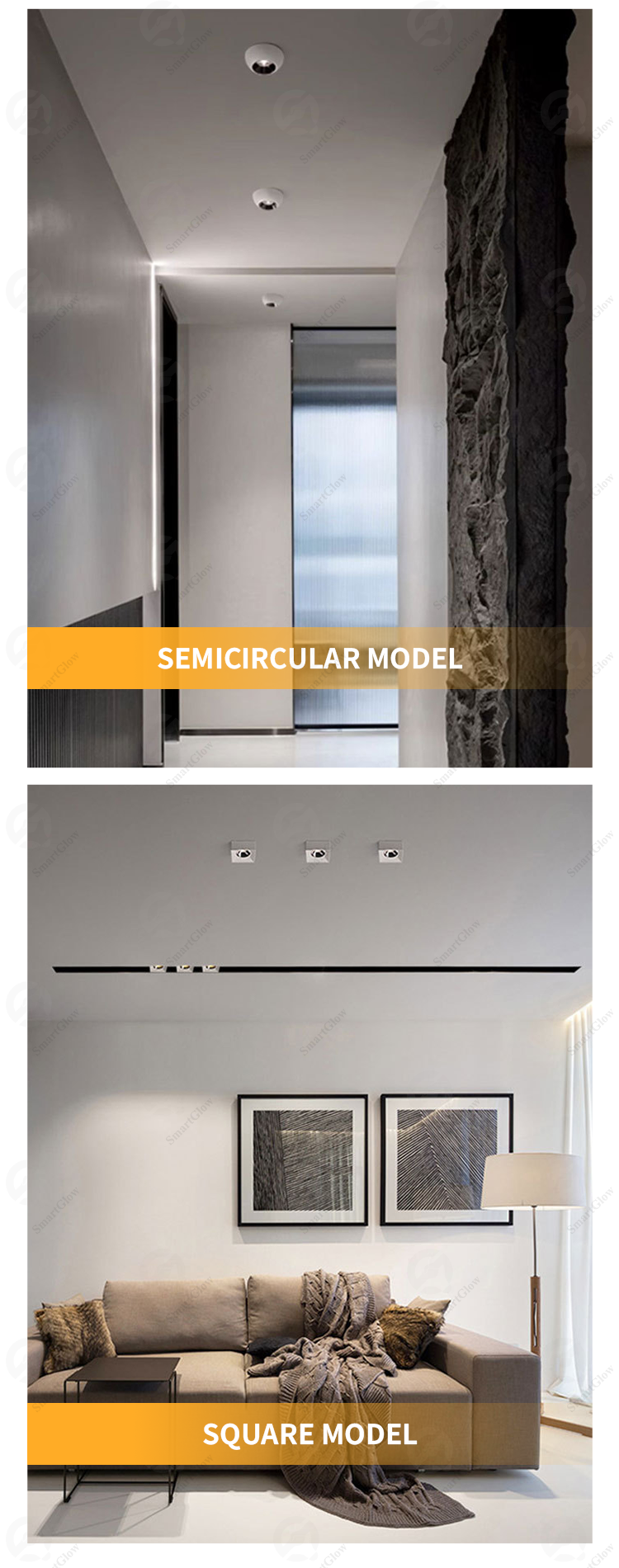 led light surface mount