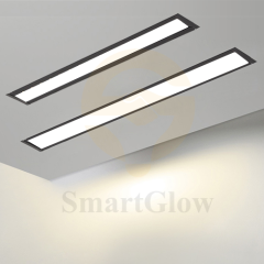 【SG920】Commercial Ultra Thin Integrated Recessed Linear Led lights Square Canless Lights