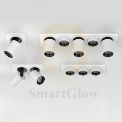 【SG906】2W Trimless White Shallow Recessed Linear LED Spotlight Smart Adjustable Downlight