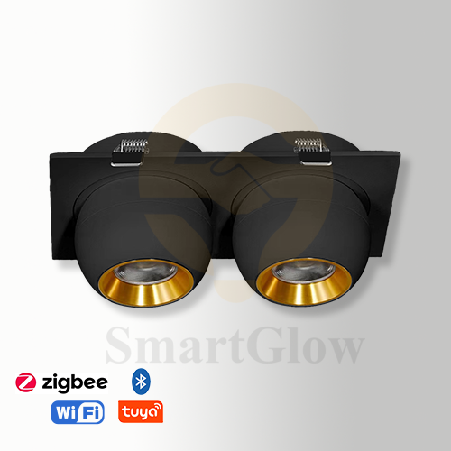 【SG908】7W Eyeball Gimbal Square Recessed Led Lighting Trimless Adjustable Ceiling Spotlight