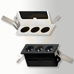 【SG913】1.5-inch Small Smart Shallow Ddepth Square Recessed Linear LED Grille Lighting