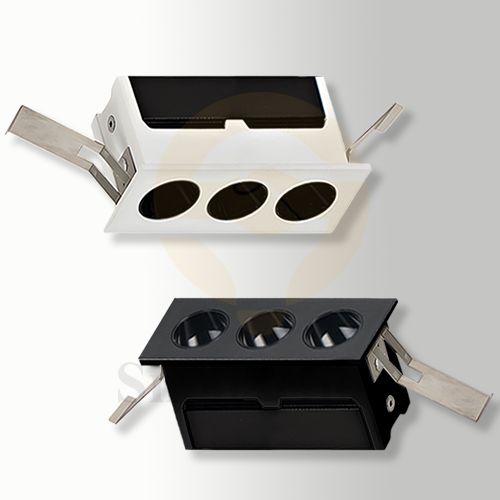【SG913】1.5-inch Small Smart Shallow Ddepth Square Recessed Linear LED Grille Lighting