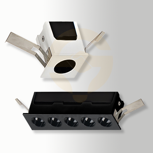 【SG913】1.5-inch Small Smart Shallow Ddepth Square Recessed Linear LED Grille Lighting