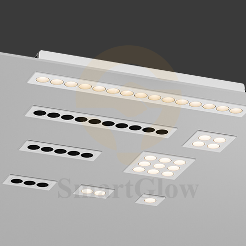 【SG914】Waterproof Rectangular Recessed Led Linear Lighting Anti Glare Grille Light