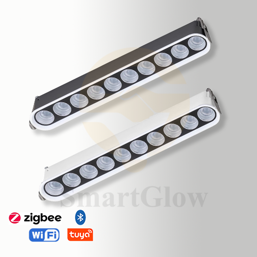 【SG915】1-inch Small Recessed Led Linear Lighting Anti Glare Grillelight With White Trim